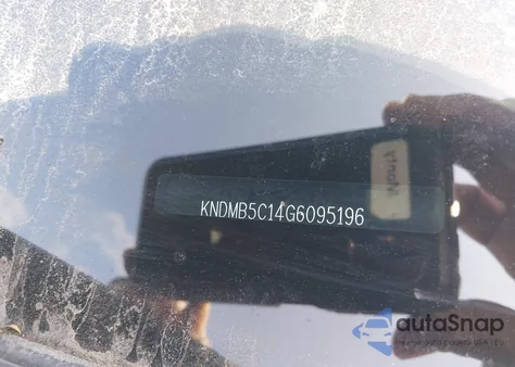 2016 Kia Sedona Lx from USA, damaged, VIN KNDMB5C14G6095196